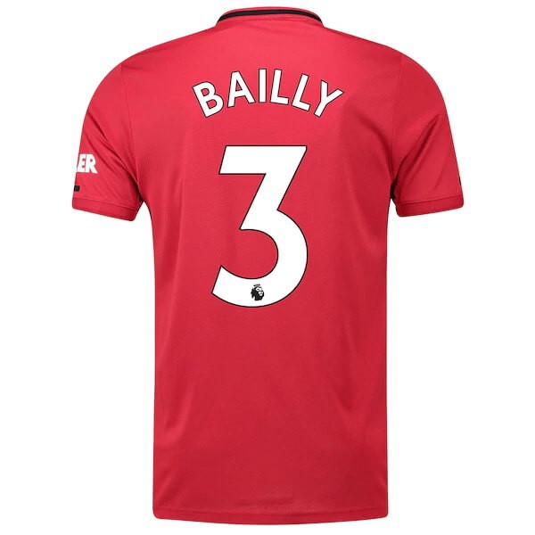 Camiseta Manchester United NO.3 Bailly 1ª 2019-2020 Rojo